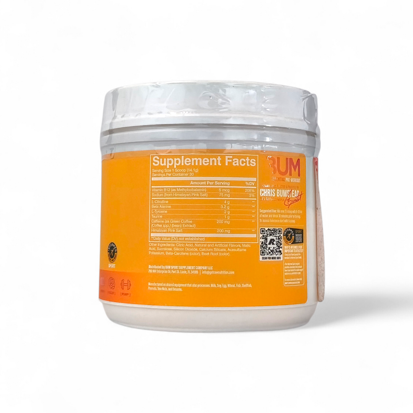 RAW CBUM Essential Pre-Workout (30 Serv)