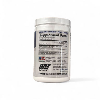 GAT Sport Creatine Monohydrate - 300g (60 Serv)