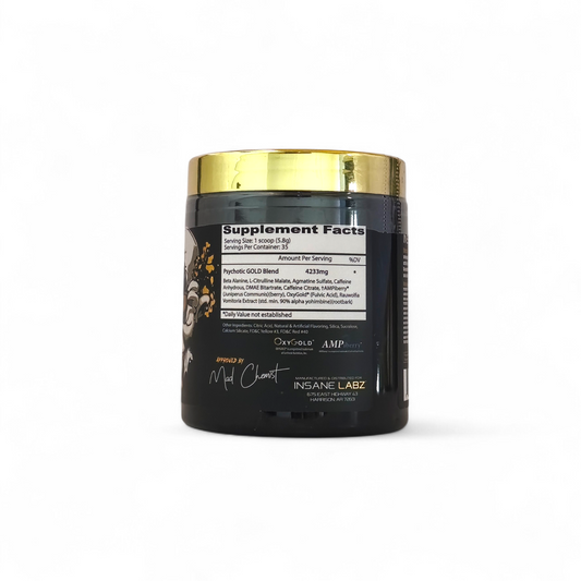 Insane Labz Psychotic Gold Pre-Workout (35 Serv)