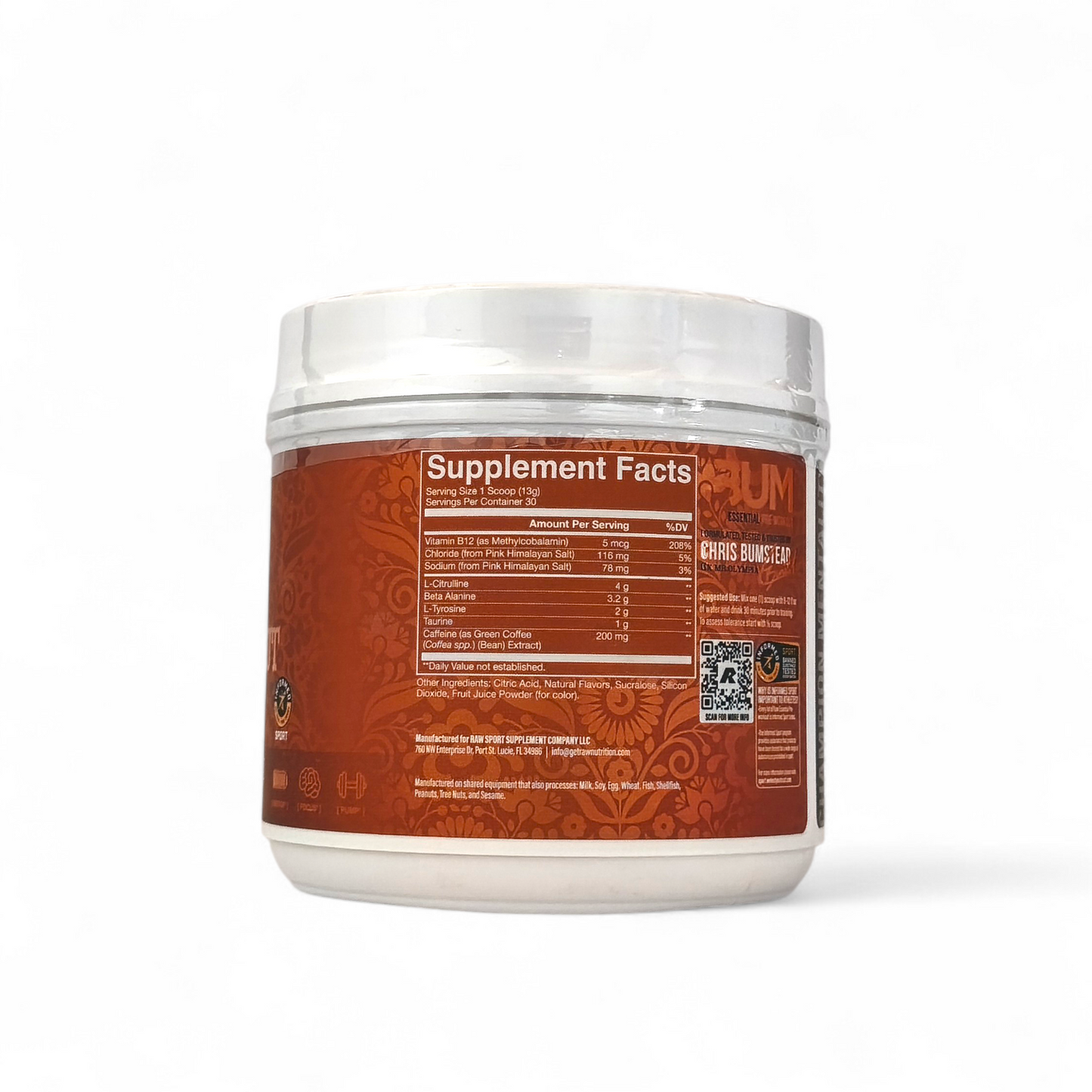 RAW CBUM Essential Pre-Workout (30 Serv)